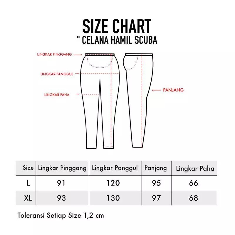 Momiasi Celana Hamil Kerja Scuba Premium Jumbo