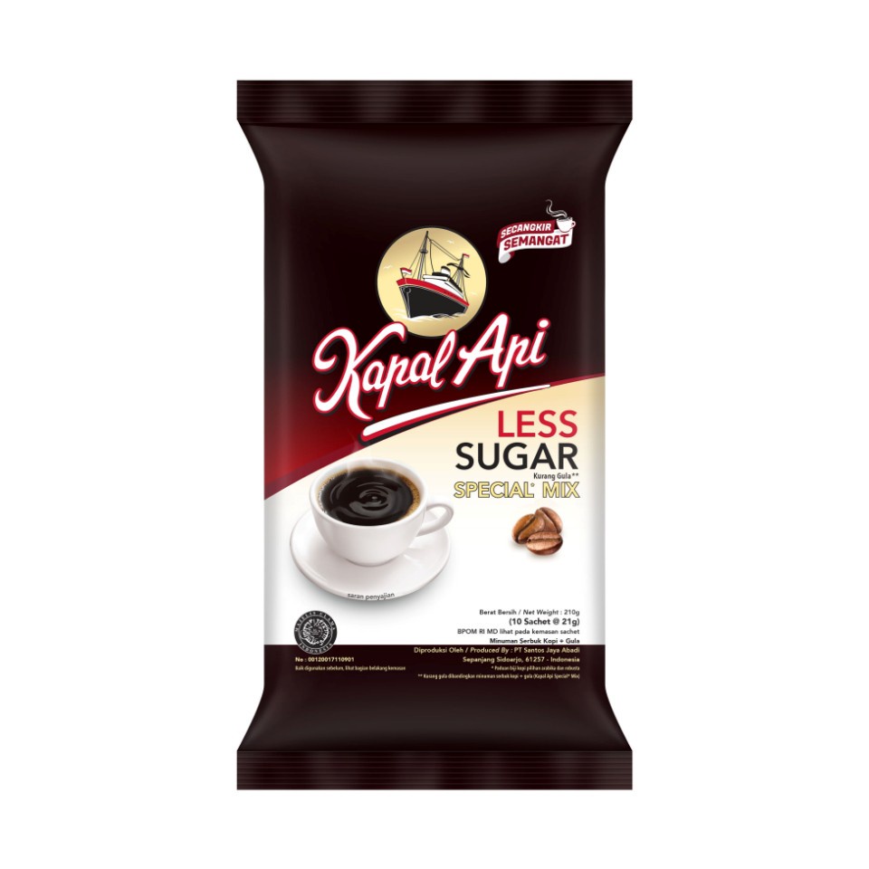 Kapal Api Less Sugar 3