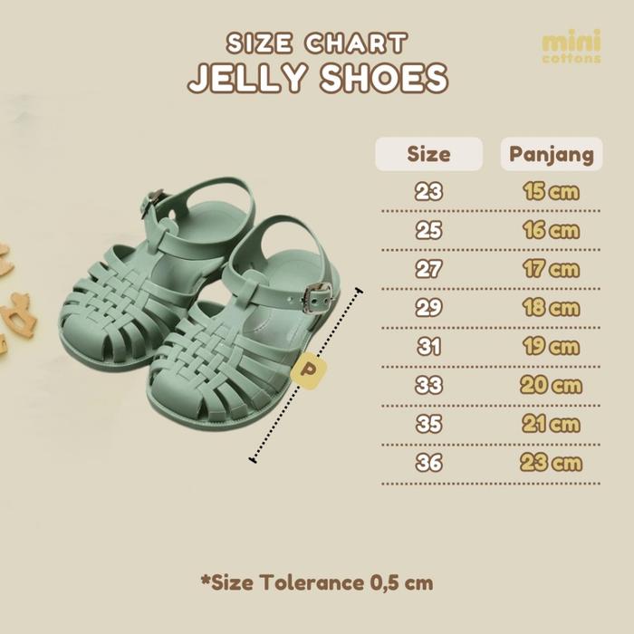  Mini Cottons Earth Jelly Shoes