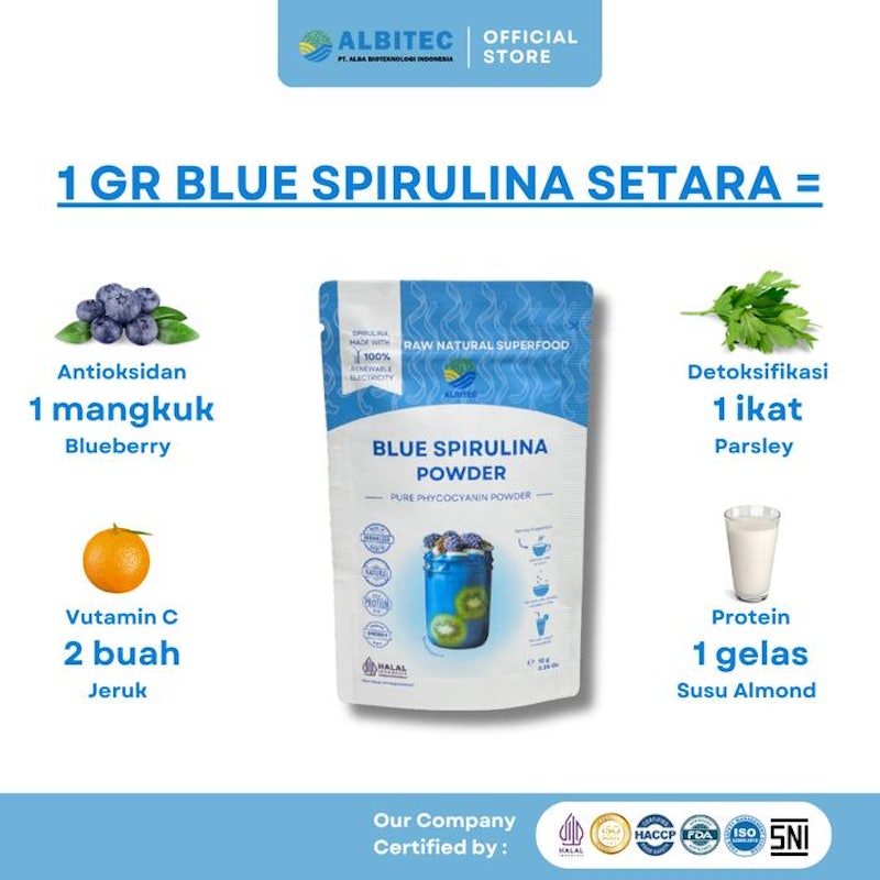Albitec Blue Spirulina Powder 4
