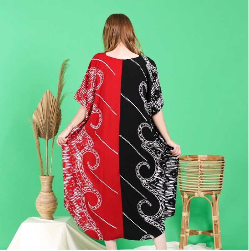 Batik Trusmi Daster Batik Baju Santai Busui Friendly Snow UMM 3