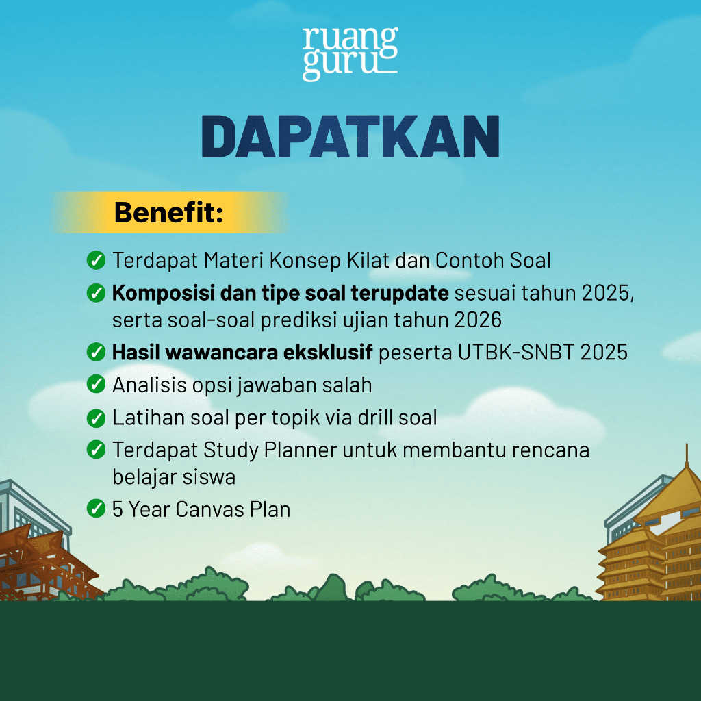 Ruangguru - Kitab UTBK-SNBT Ruangguru Edisi Persiapan Ujian Tahun 2026 3