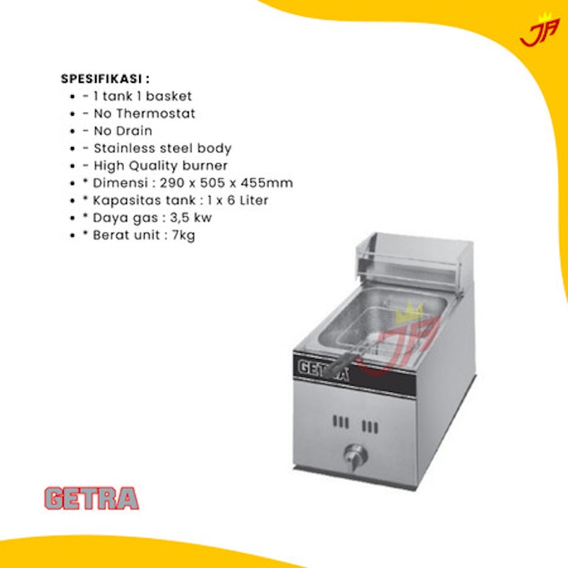 GETRA Gas Deep Fryer 2