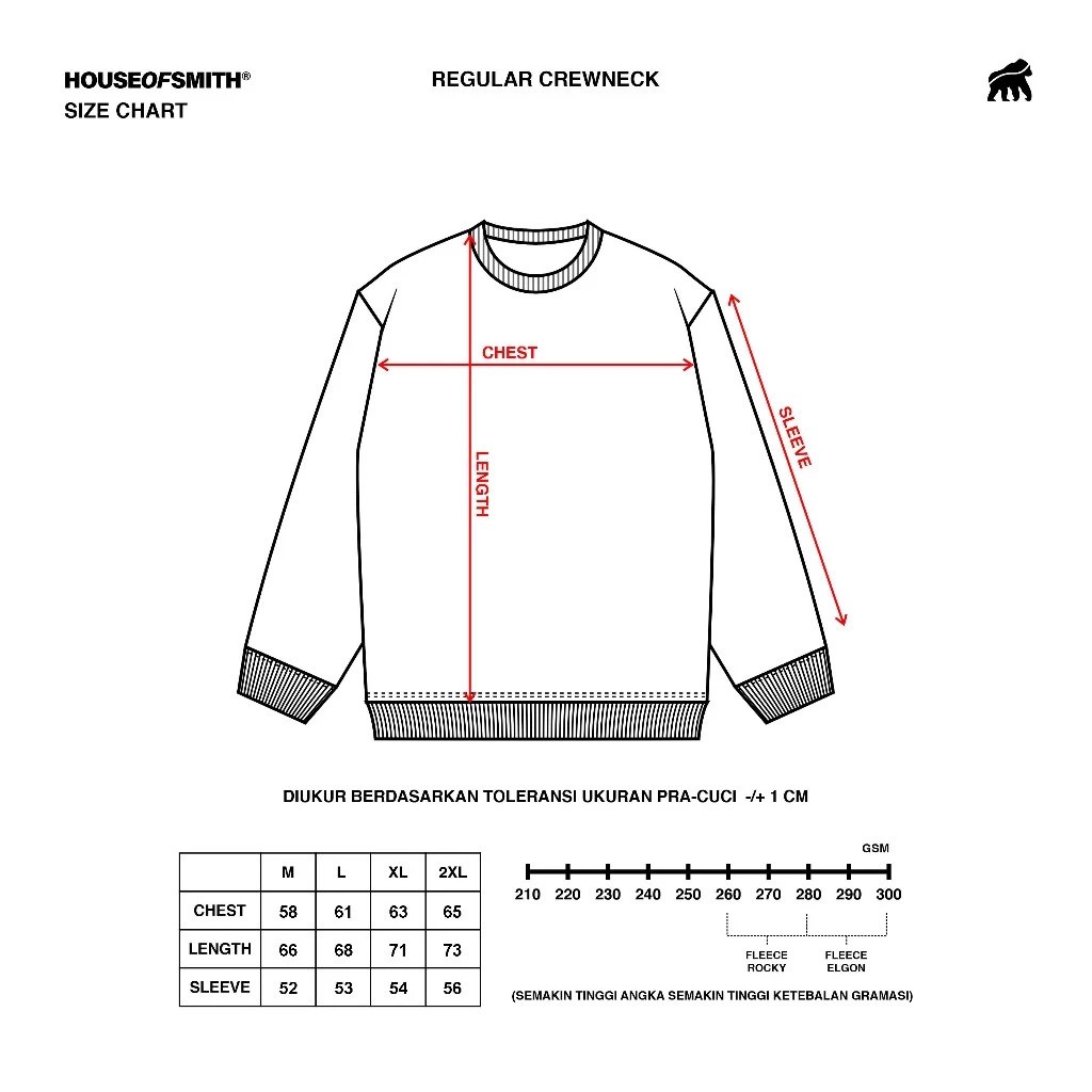 Smithindo Mitra Mandiri House of Smith Proper Oversized Crewneck Black #4 