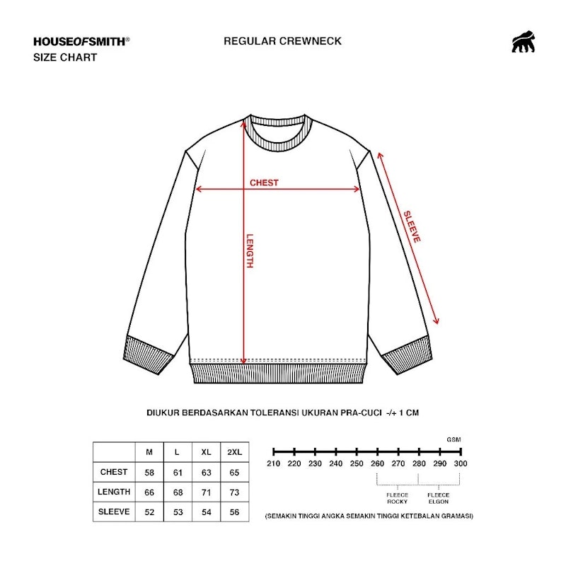 House of Smith Proper Oversized Crewneck Black #4 5