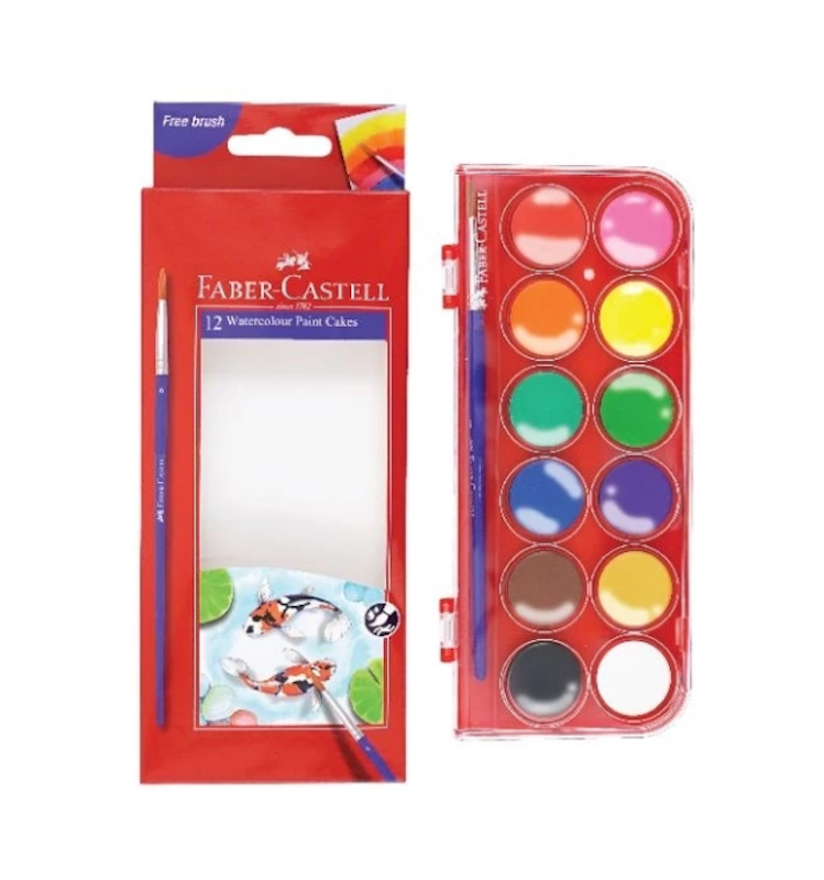 Faber-Castell Watercolour Paint Cakes 1