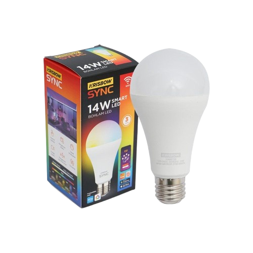 Krisbow® ｜ Sync Smart Bohlam LED 14W RGBCW