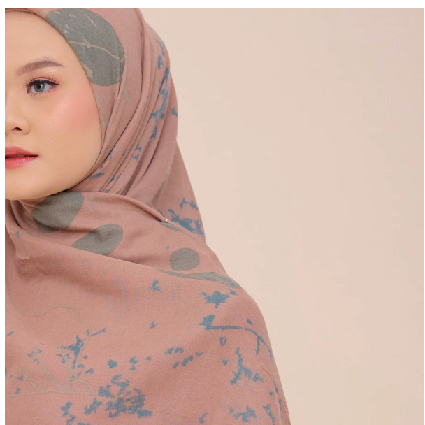 Kals Corpora Indonesia ZM Zaskia Mecca Paola Coral Scarf