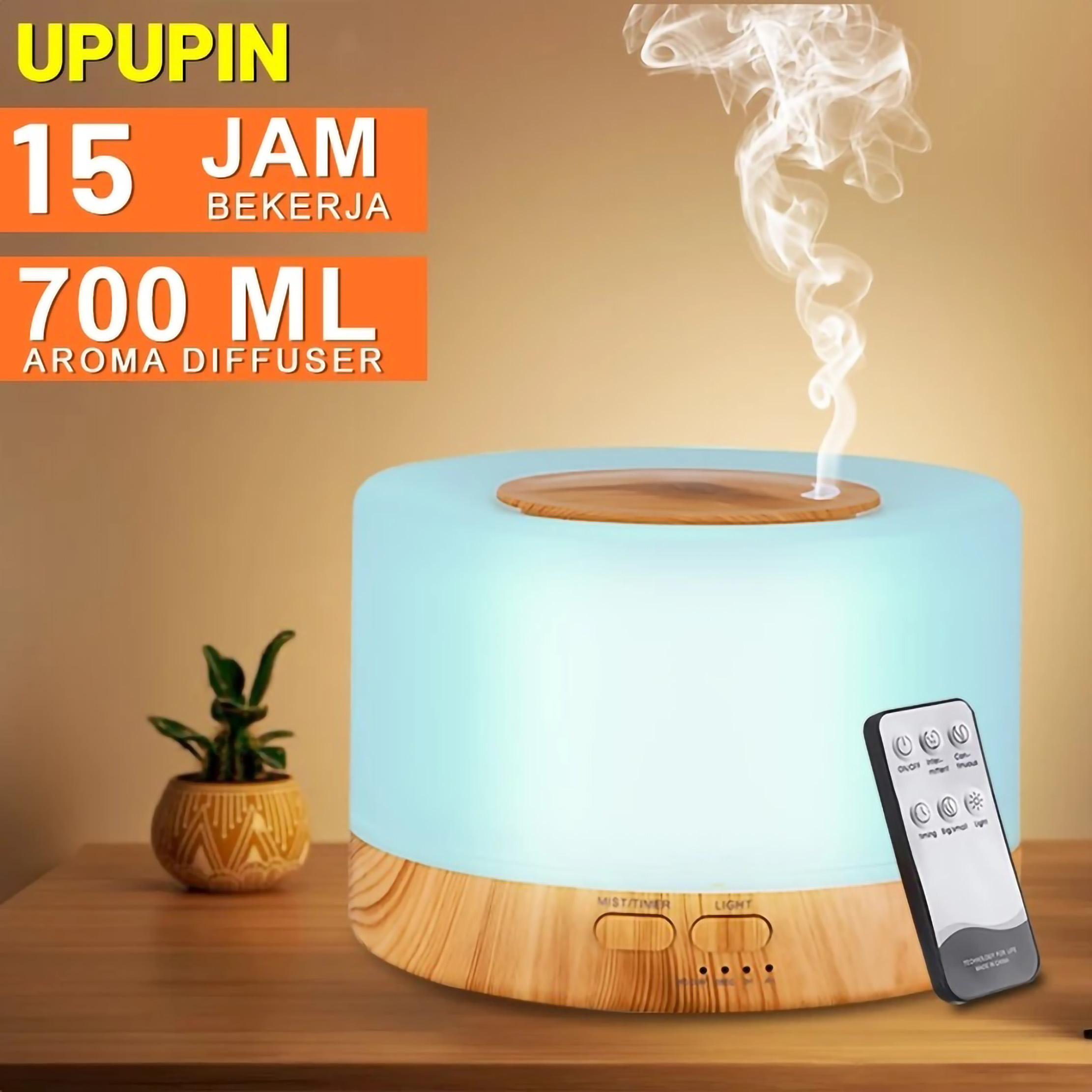 UPUPIN Humidifier Diffuser Aroma Terapi