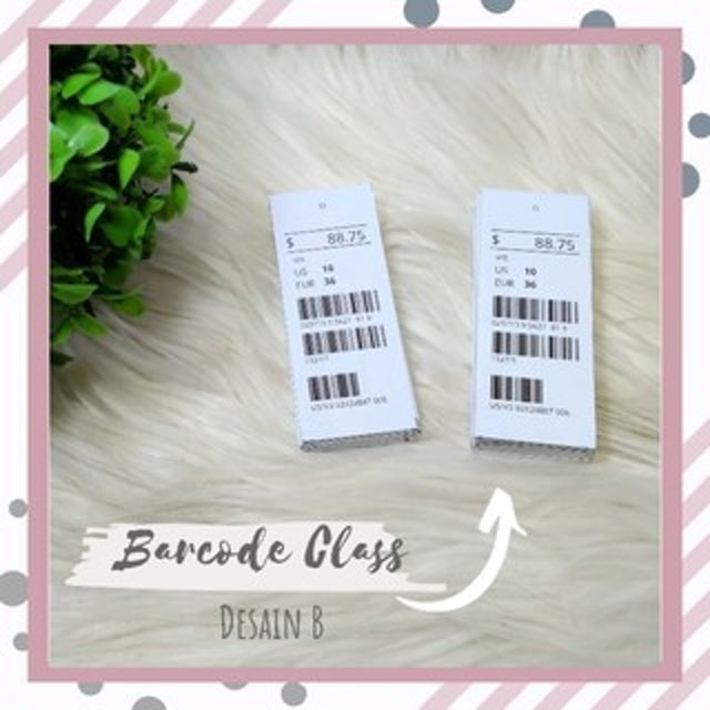  Hang Tag Baju Barcode Class