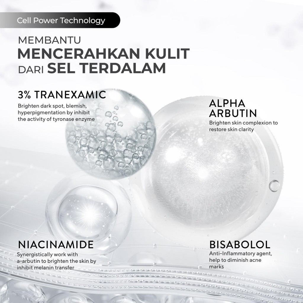 Paragon Technology and Innovation Wardah Crystal Secret 3% Tranexamic Complex + Alpha Arbutin Dark Spot Corrector Serum