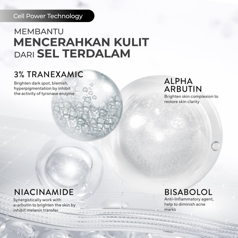 Crystal Secret 3% Tranexamic Complex + Alpha Arbutin Dark Spot Corrector Serum 4