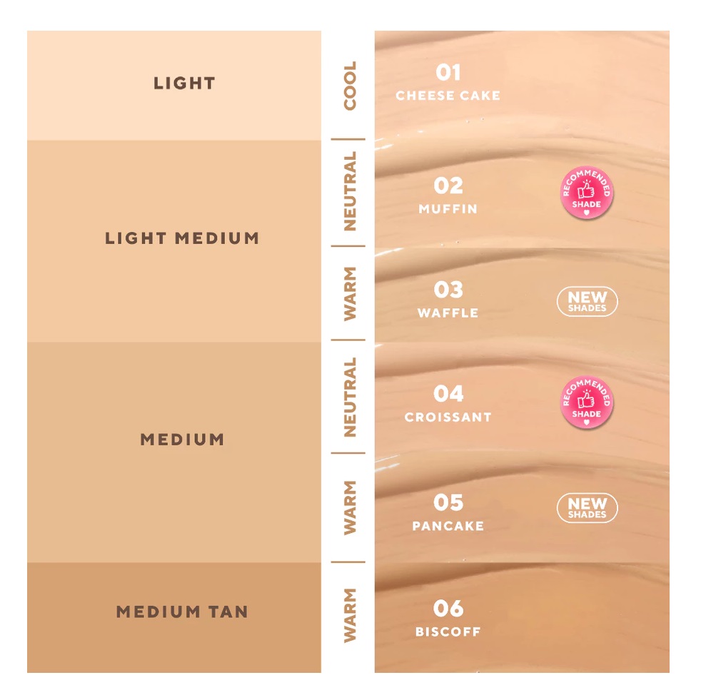 Triniti Tunggal Abadi True to Skin Beauty Skinlike Porefecting Cushion SPF 35 PA++++ 06 Biscoff