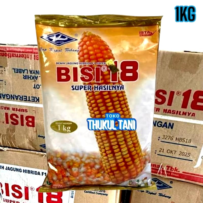 BISI International  Cap Kapal Terbang Benih Jagung Hibrida Super BISI 18