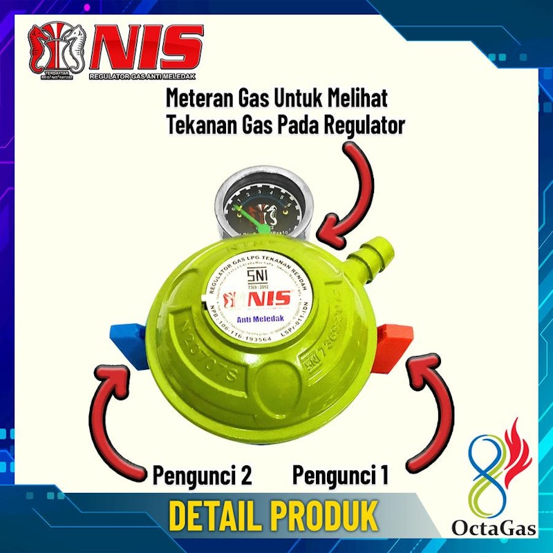 NIS Regulator Gas Tekanan Rendah 2