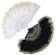 null Kipas Tangan Lipat Bulu Gaya Gothic Lolita 1
