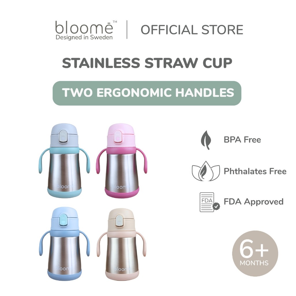 Bloome Baby Indonesia bloomē Stainless Training Straw Cup