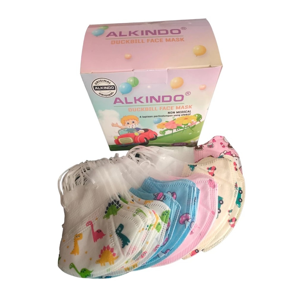 Alkindo Duckbill Face Mask Anak 50 pcs