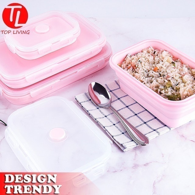 Kotak Makan Lipat Silikon