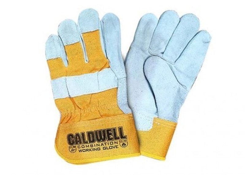 CALDWELL Combination Working Glove 10.5"- Yellow 1