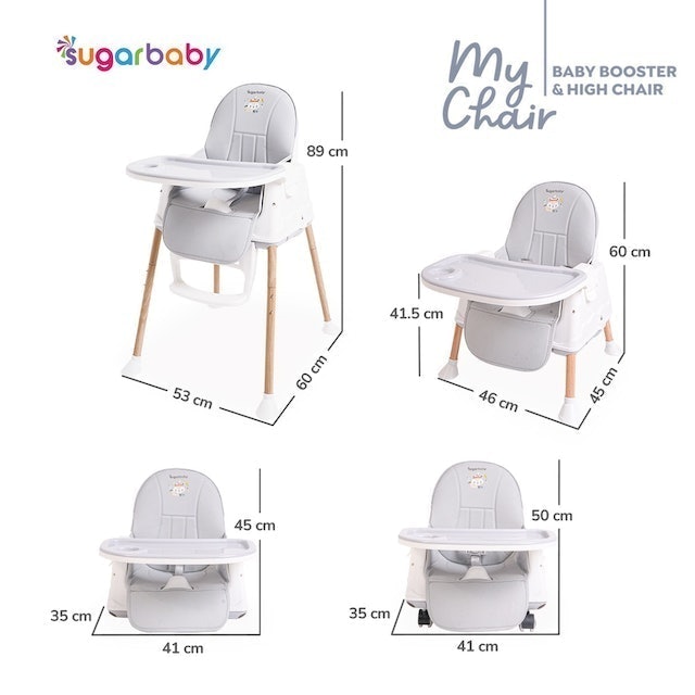 Kindalin Utama Internasional Sugarbaby My Chair (Baby Booster & High Chair)