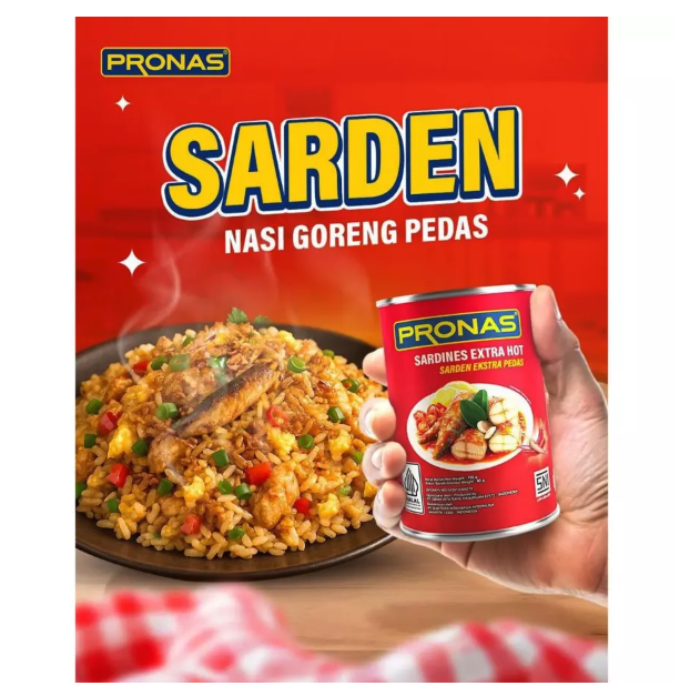 Bahtera Wiraniaga Internusa PRONAS Pronas Sarden Saus Tomat dengan Limau