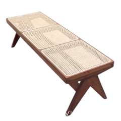 Bench Kayu Jati Mix Rotan