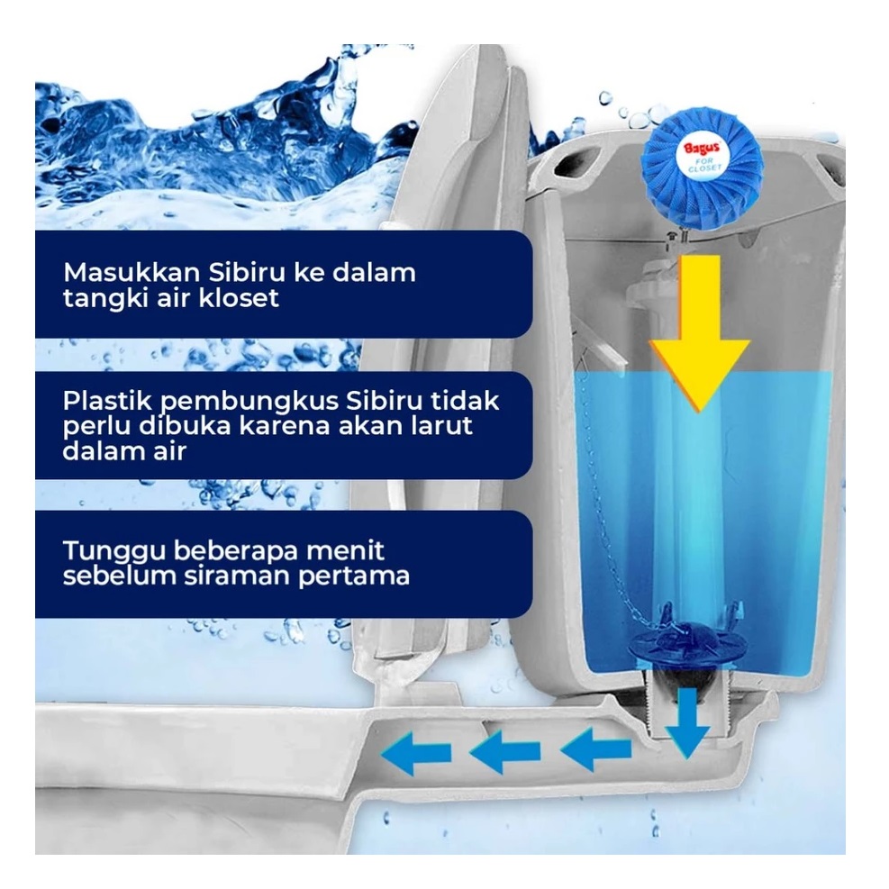 Panca Talentamas Bagus® SiBiru Pembersih Kloset