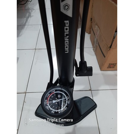 Insera Sena Polygon Floor Pump Steel STX Dual Head