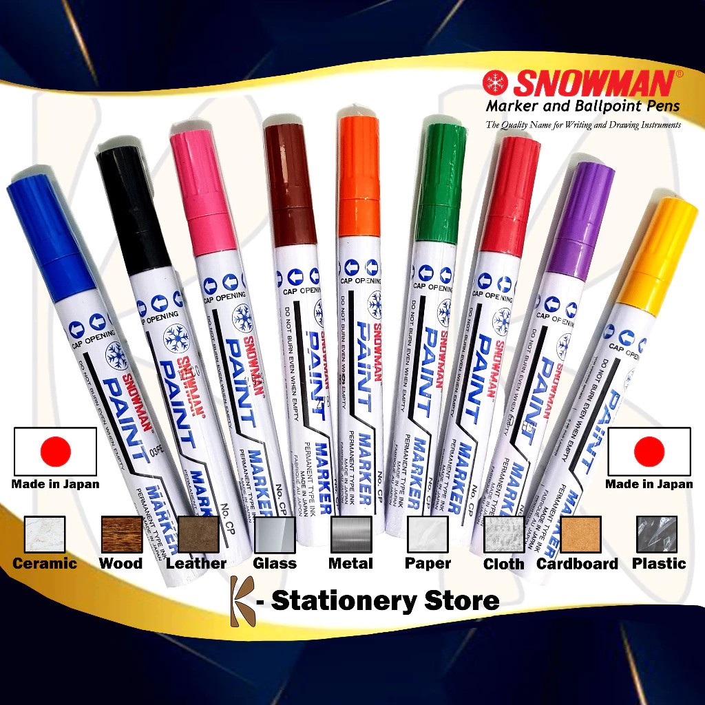 Snowman Paint Marker Medium Tip 5