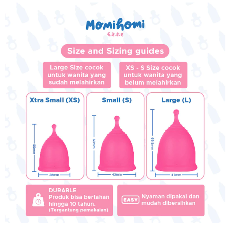 Momi Homi Menstrual Cup 3