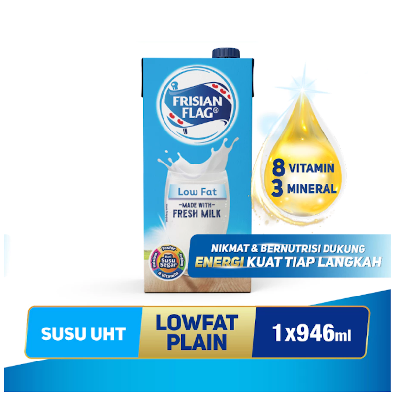 Frisian Flag Low Fat 946 ml 4