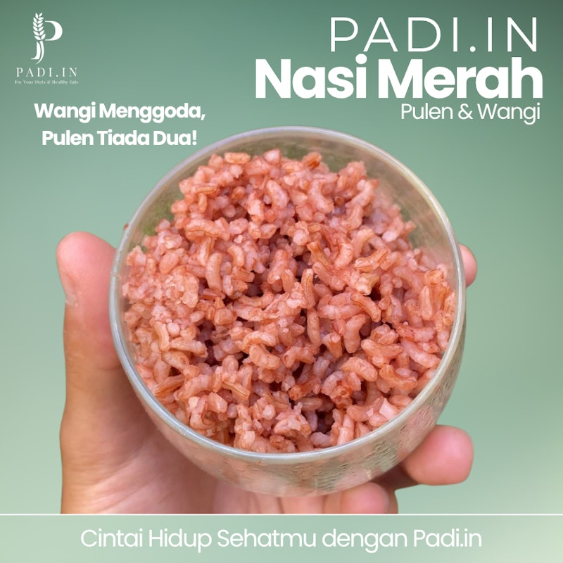 Padi.in Beras Merah Pulen 3