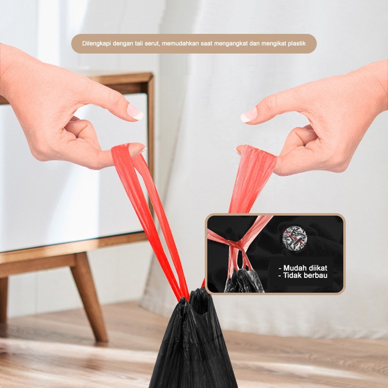 Kantong Plastik Sampah Tali Serut 4