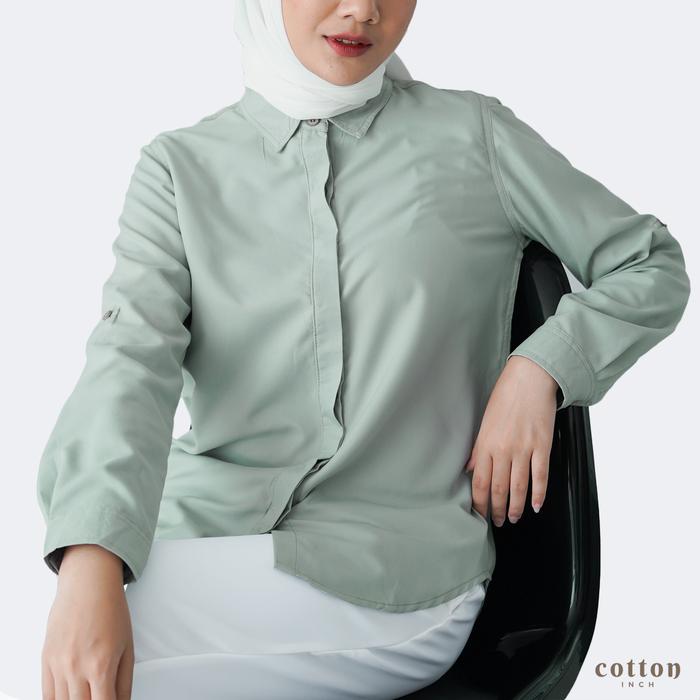  COTTON INSTYLE Belvia Kemeja Basic Wanita