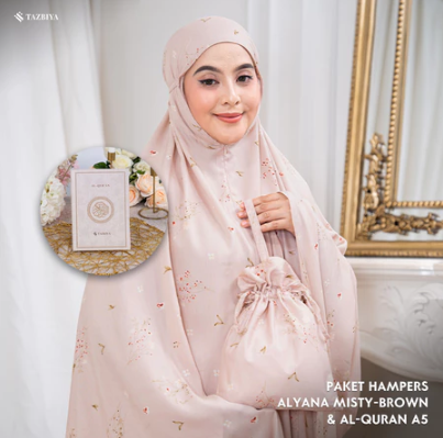 Tazbiya Set Mukena Alyana & Al-Quran A5 2