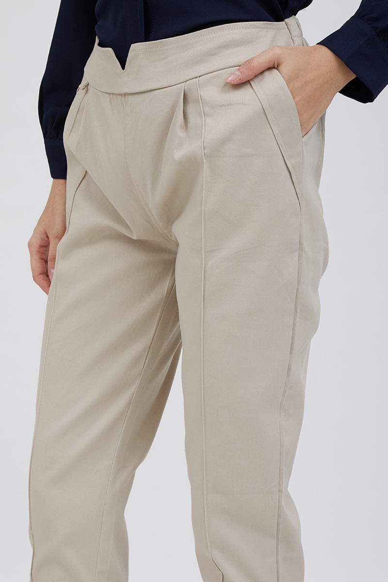 Sofia Macca Basic Pants Khaki 5