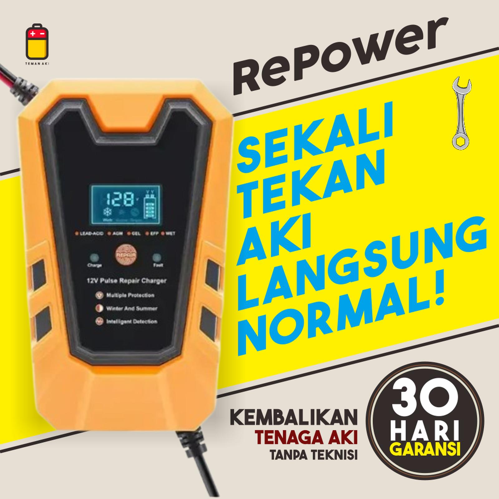 Repower Charger Aki Mobil 12V 6A 4