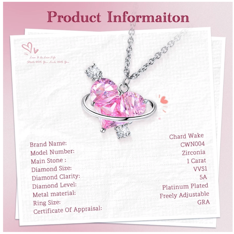 Chard Wake Kalung Wanita Love Planet 4