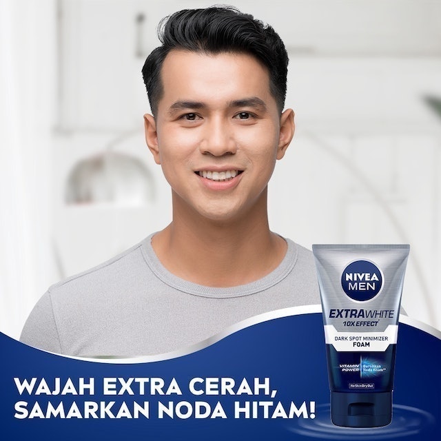 Beiersdorf Nivea Men Extra White Dark Spot Minimizer Facial Foam