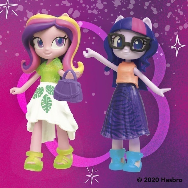 Hasbro My Little Pony Equestria Girls Fashion Squad Twilight Sparkle and Princess Cadance Mini Doll Set Toy F1587