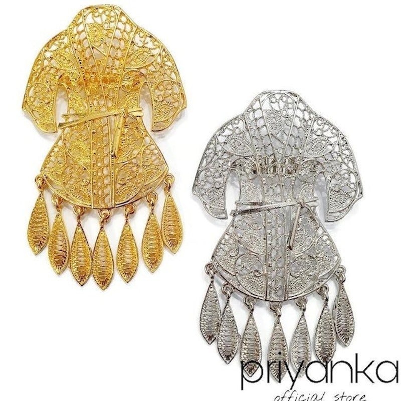 Bros Kebaya Bentuk Baju/Bros Kutubaru 2