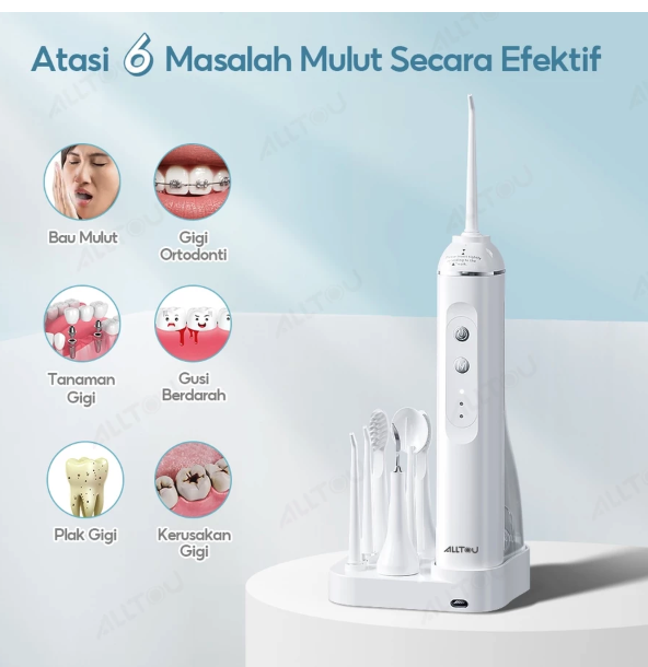 Shenzhen Technology Innovation ALLTOU 4 in 1 Sikat Gigi Elektrik