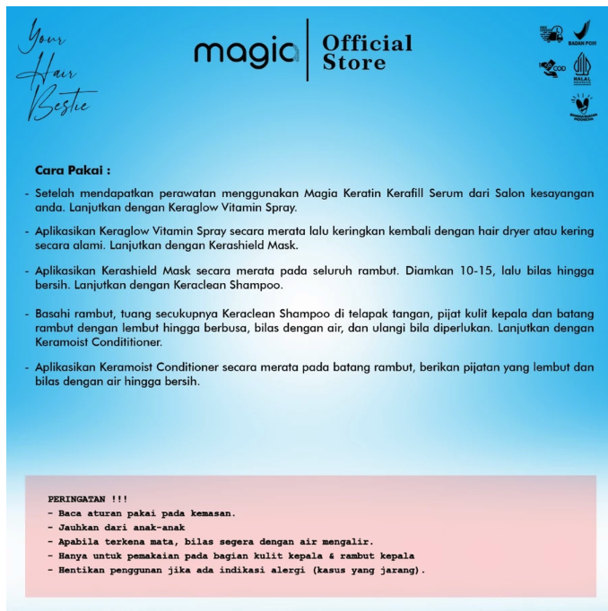 Inaura Professional Magia Keratin Kerashield Mask