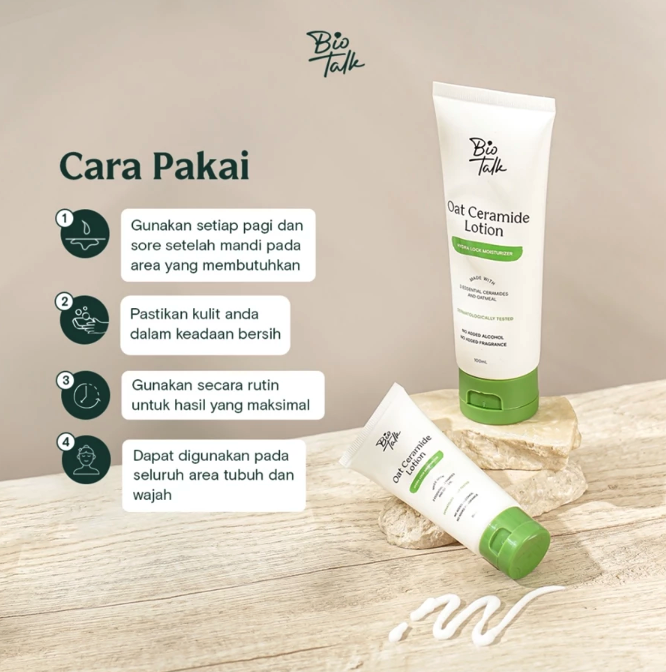 Bionatura Berkat Abadi BioTalk Oat Ceramide Lotion