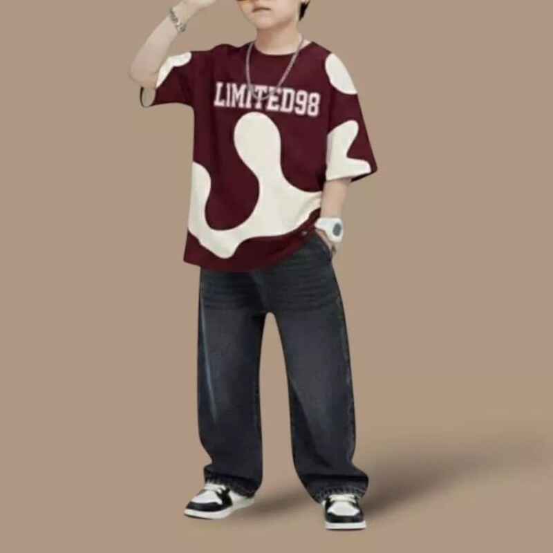  FOLLUX One Set Baju Oversize + Loose Jeans 