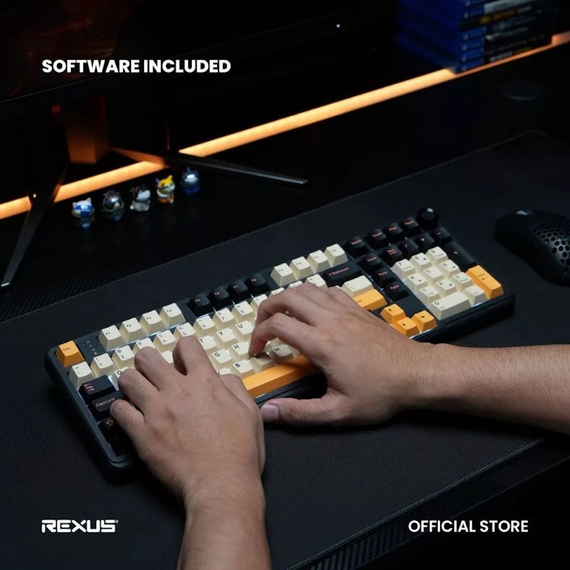 Rexus Aether Keyboard Gaming Mechanical Wireless A-98