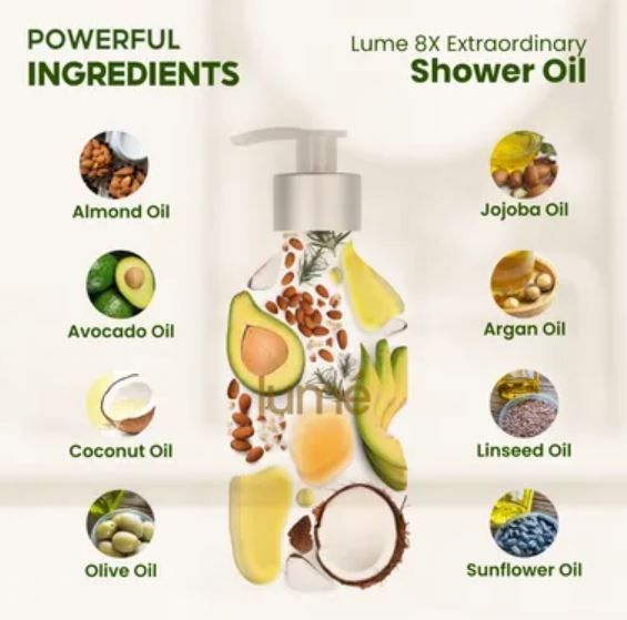 Lume 8x Extraordinary Shower Oil