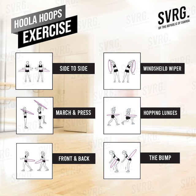 The Republic of Svarga SVRG Adjustable Hoola Hoops