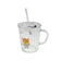 null FIVEVOO Gelas Kaca Serbaguna Motif Cartoon 1